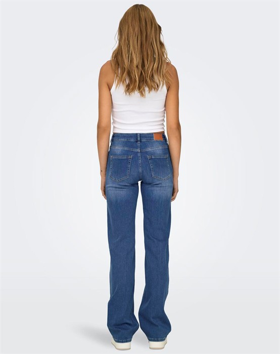 Blush Mid Straight Denim Jeans